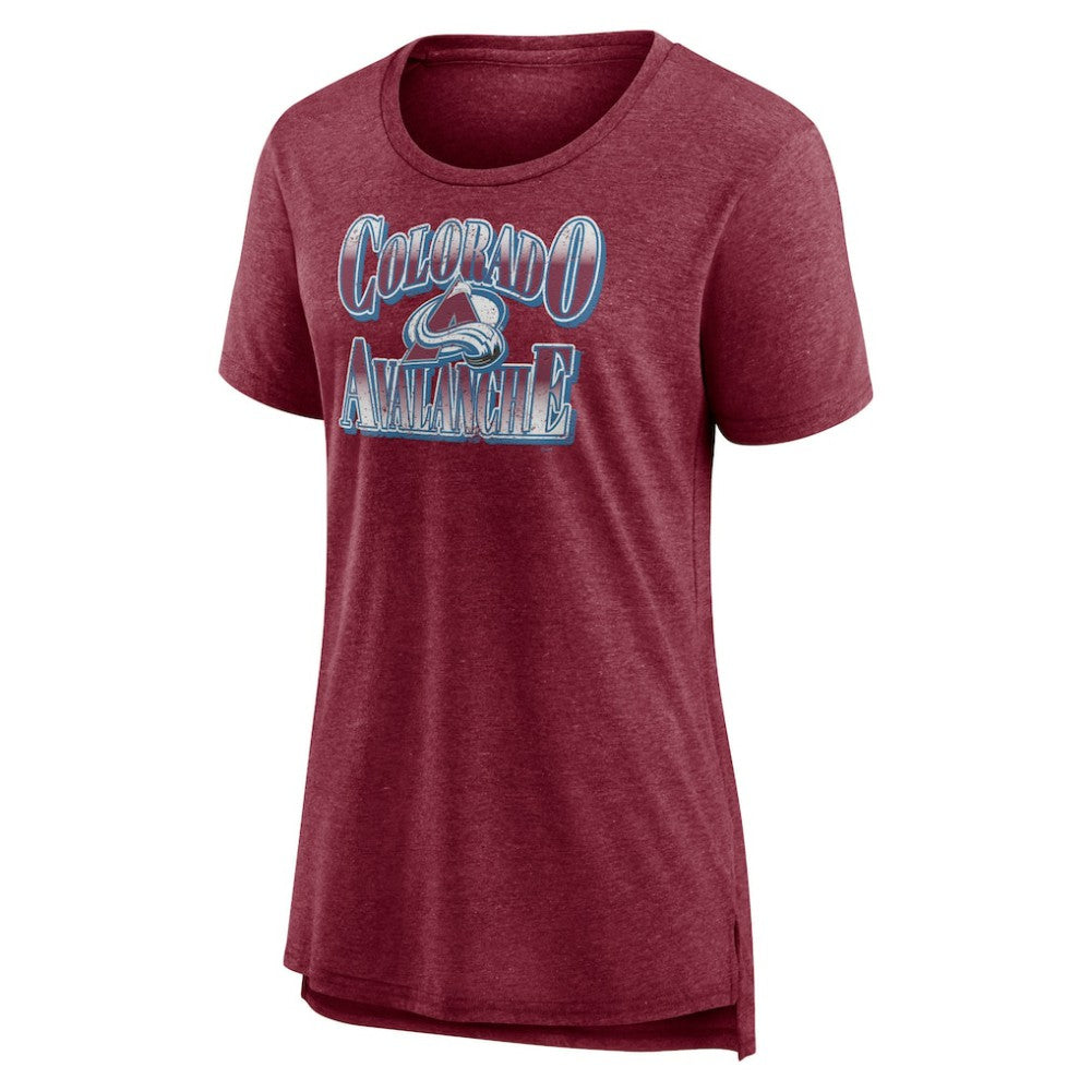 Colorado Avalanche Women's Crash the Net Tri-Blend T-Shirt Outlet