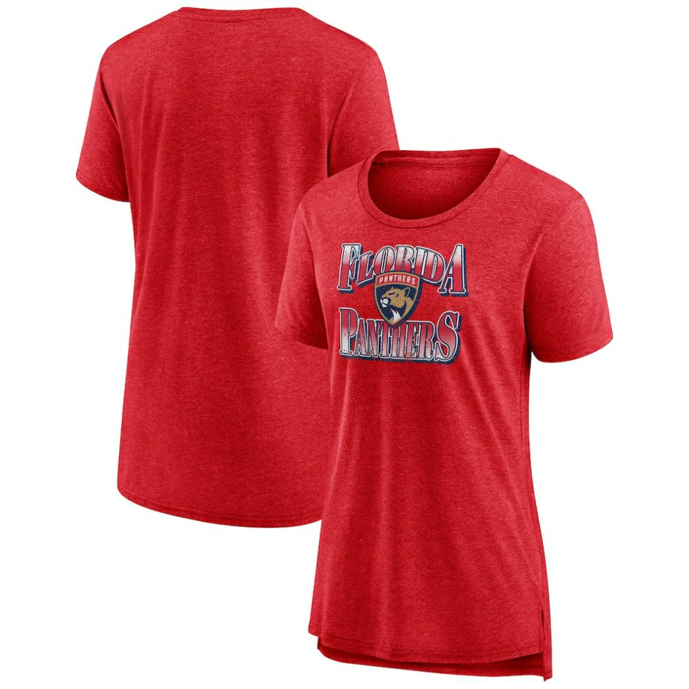 Florida Panthers Women's Crash the Net Tri-Blend T-Shirt Sale