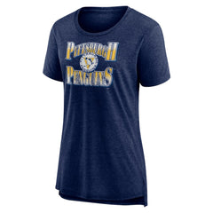 Pittsburgh Penguins Women's Crash the Net Tri-Blend T-Shirt Outlet