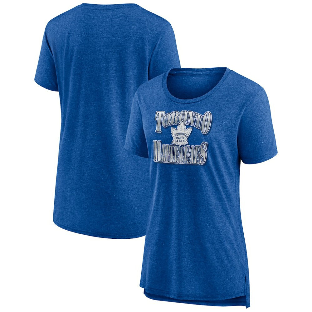 Toronto Maple Leafs Women's Crash the Net Tri-Blend T-Shirt Outlet