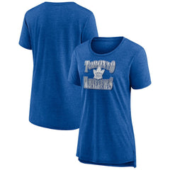 Toronto Maple Leafs Women's Crash the Net Tri-Blend T-Shirt Outlet