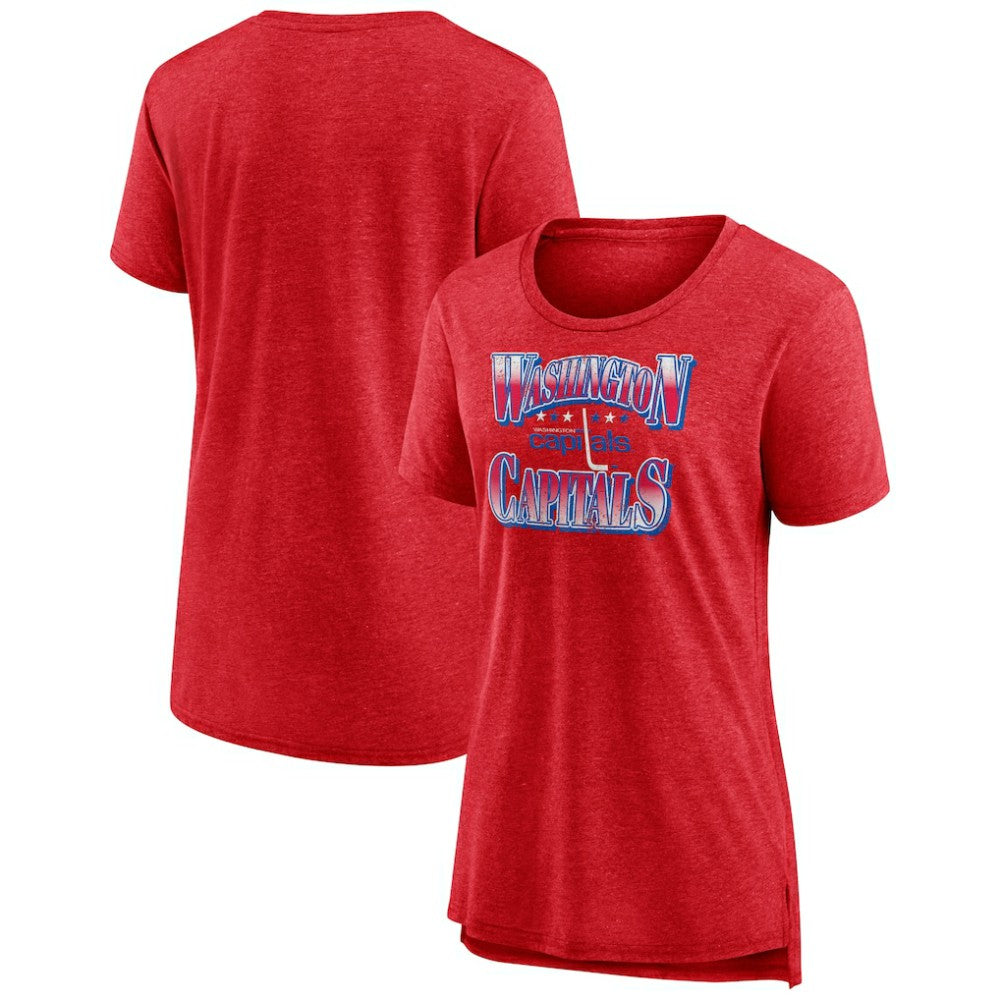 Washington Capitals Women's Crash the Net Tri-Blend T-Shirt Discount