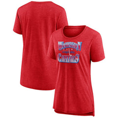 Washington Capitals Women's Crash the Net Tri-Blend T-Shirt Discount