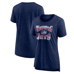 Winnipeg Jets Women's Crash the Net Tri-Blend T-Shirt Sale