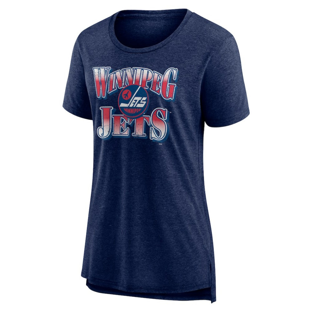 Winnipeg Jets Women's Crash the Net Tri-Blend T-Shirt Sale