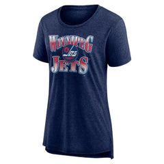 Winnipeg Jets Women's Crash the Net Tri-Blend T-Shirt Sale