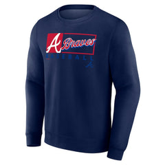 Atlanta Braves Fanatics Focus Fleece Pullover Sweatshirt | MLB Sale