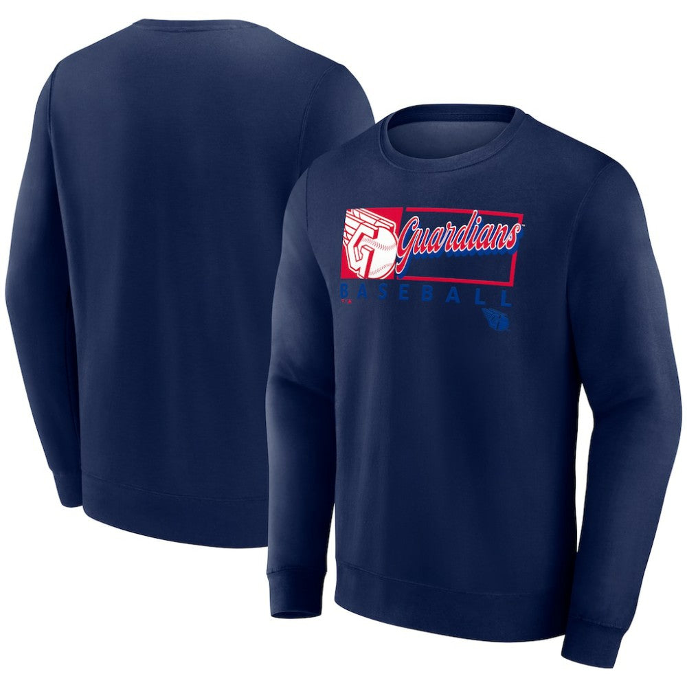 Cleveland Guardians Fanatics Focus Fleece Pullover Sweatshirt | MLB Shop