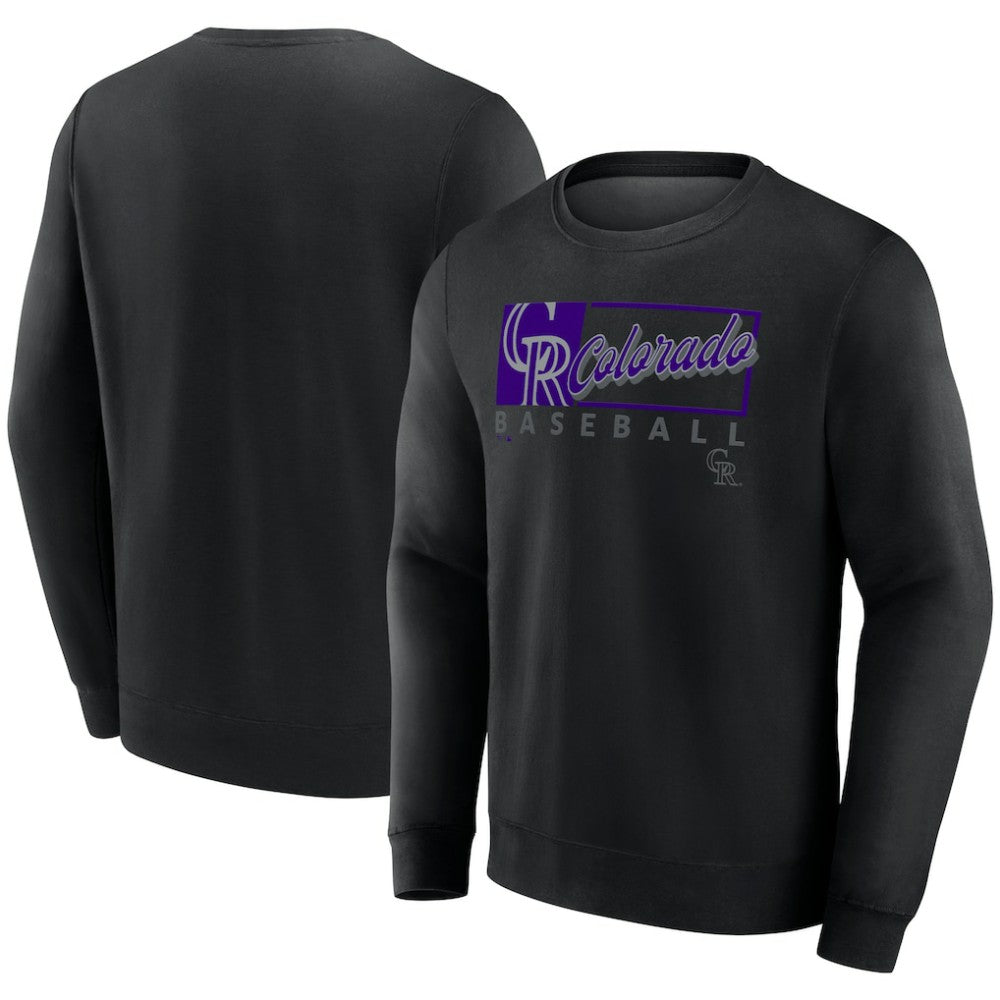 Colorado Rockies Fanatics Focus Fleece Pullover Sweatshirt | MLB On Sale