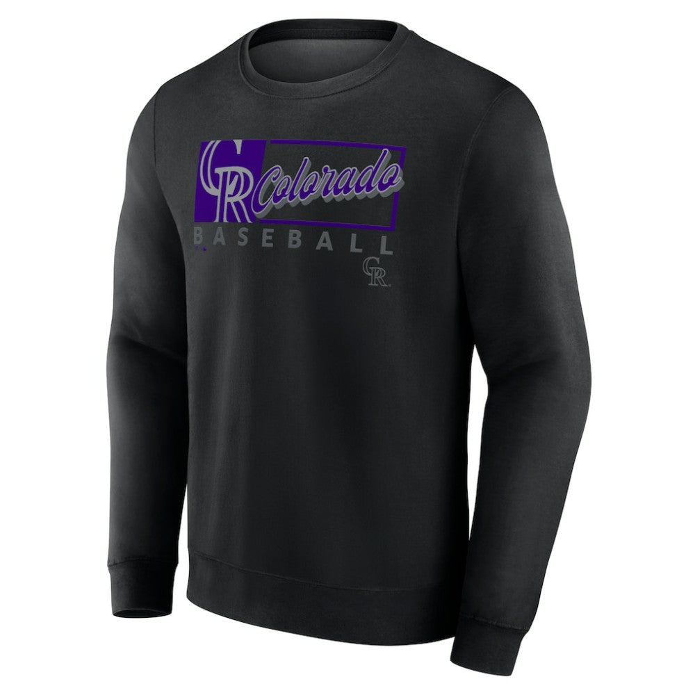Colorado Rockies Fanatics Focus Fleece Pullover Sweatshirt | MLB On Sale