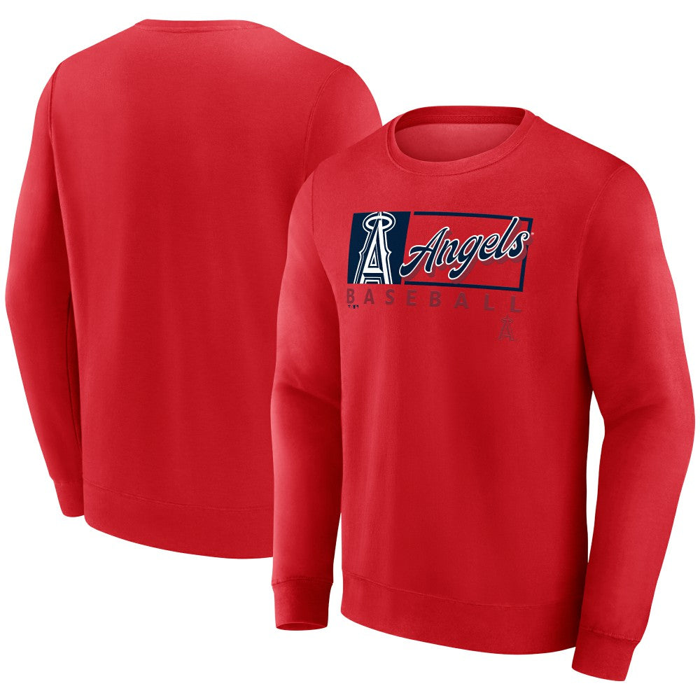 Los Angeles Angels Fanatics Focus Fleece Pullover Sweatshirt | MLB Online