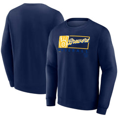 Milwaukee Brewers Fanatics Focus Fleece Pullover Sweatshirt | MLB Outlet