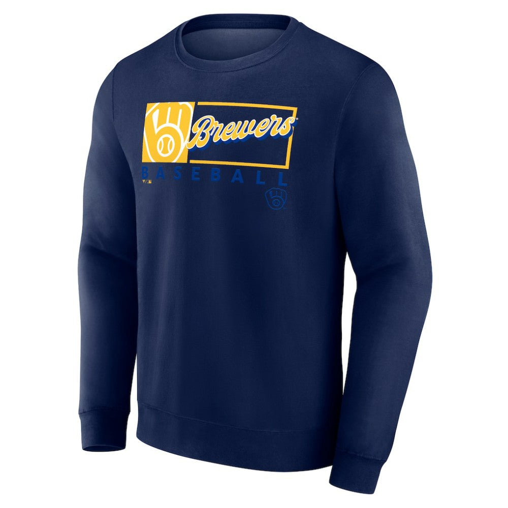 Milwaukee Brewers Fanatics Focus Fleece Pullover Sweatshirt | MLB Outlet
