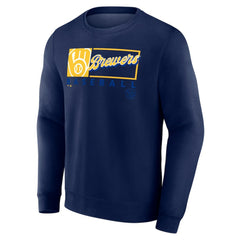 Milwaukee Brewers Fanatics Focus Fleece Pullover Sweatshirt | MLB Outlet