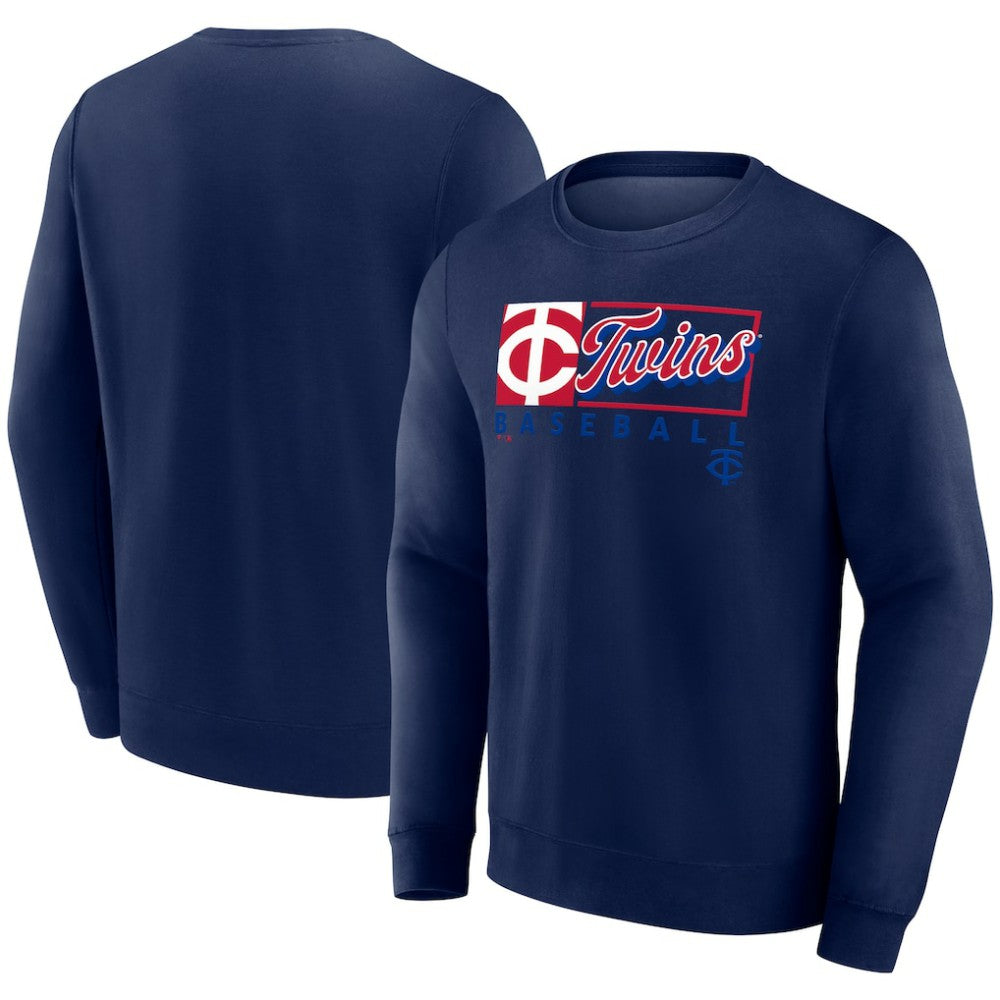 Minnesota Twins Fanatics Focus Fleece Pullover Sweatshirt | MLB New