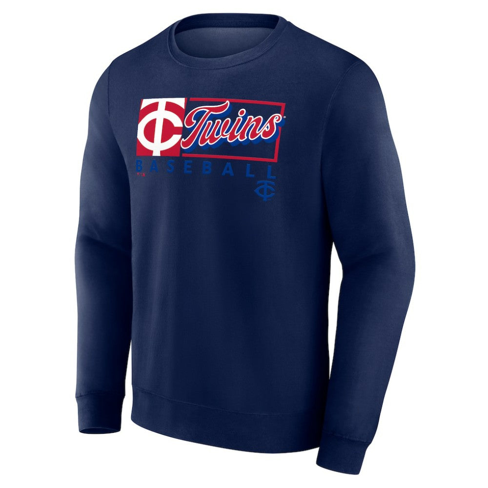 Minnesota Twins Fanatics Focus Fleece Pullover Sweatshirt | MLB New