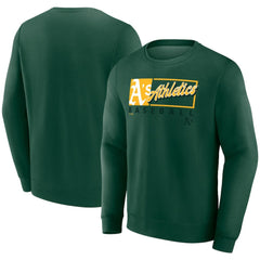 Athletics Fanatics Focus Fleece Pullover Sweatshirt | MLB For sale