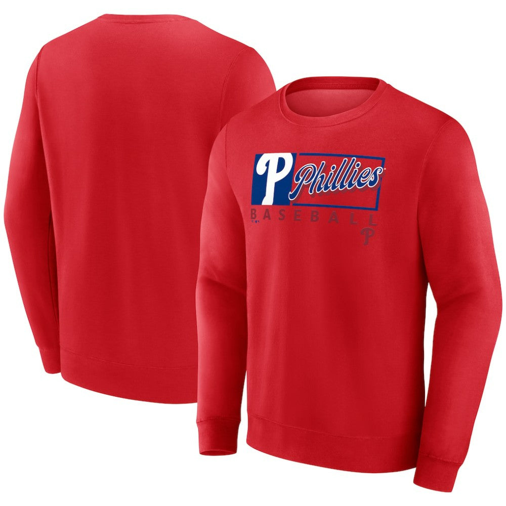 Philadelphia Phillies Fanatics Focus Fleece Pullover Sweatshirt | MLB On Sale