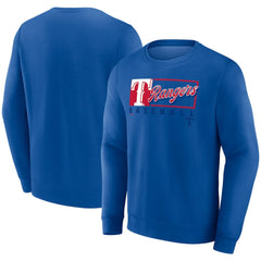 Texas Rangers Fanatics Focus Fleece Pullover Sweatshirt | MLB On Sale