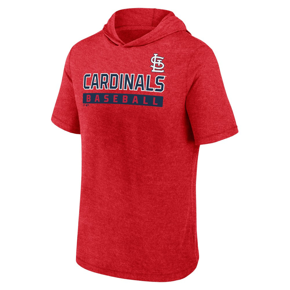 St. Louis Cardinals Fanatics Push Short Sleeve Pullover Hoodie | MLB On Sale