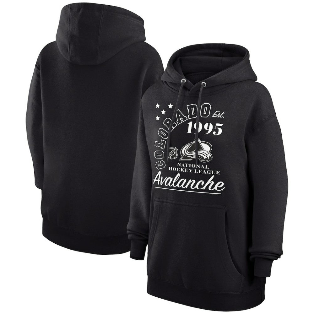 Colorado Avalanche Starter Arch City Team Graphic Fleece Pullover Hoodie Discount