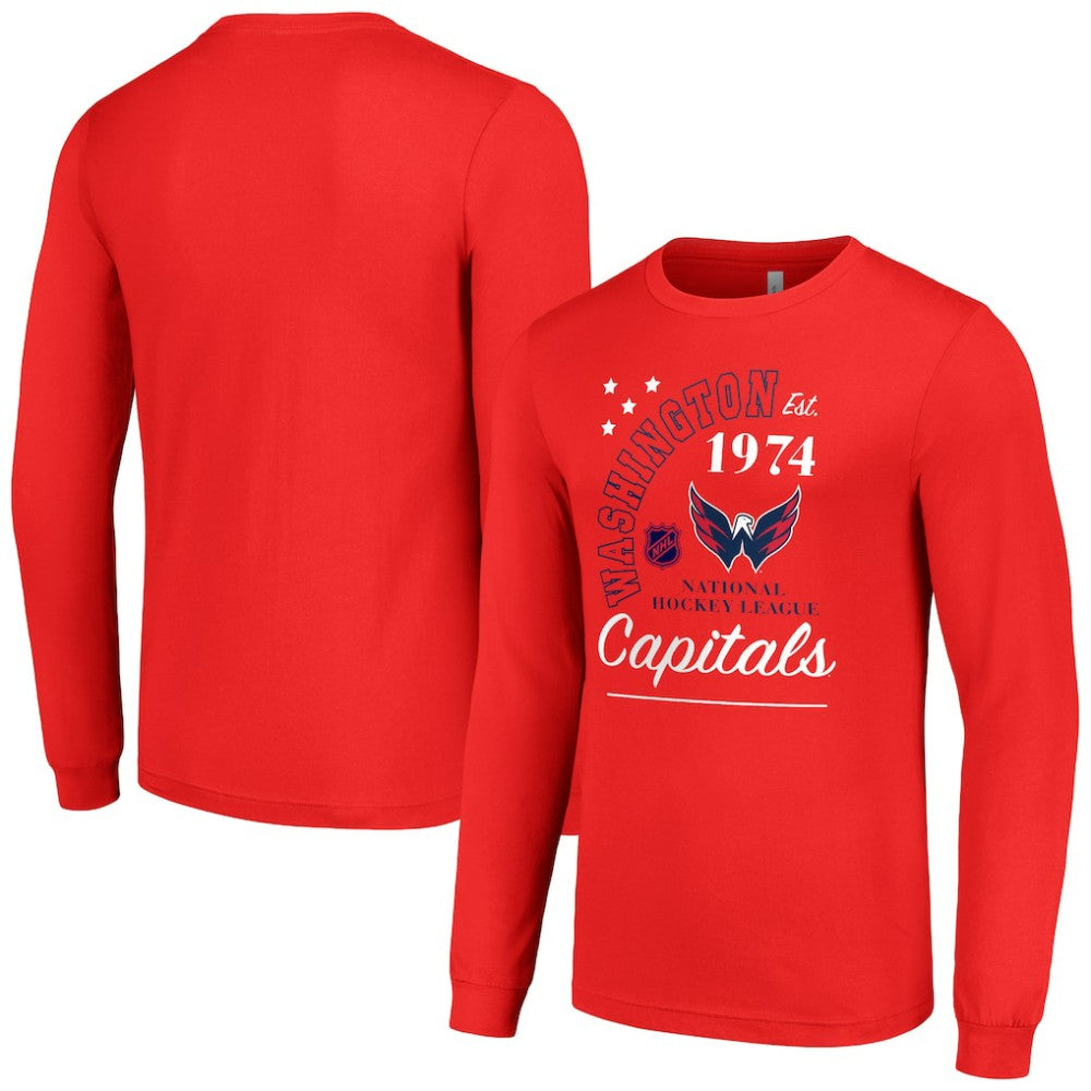 Washington Capitals Starter Arch City Theme Graphic Long Sleeve T-Shirt Discount