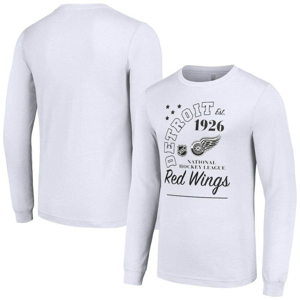 Detroit Red Wings Starter Arch City Theme Graphic Long Sleeve T-Shirt Outlet
