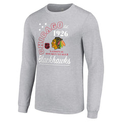 Chicago Blackhawks Starter Arch City Theme Graphic Long Sleeve T-Shirt Sale