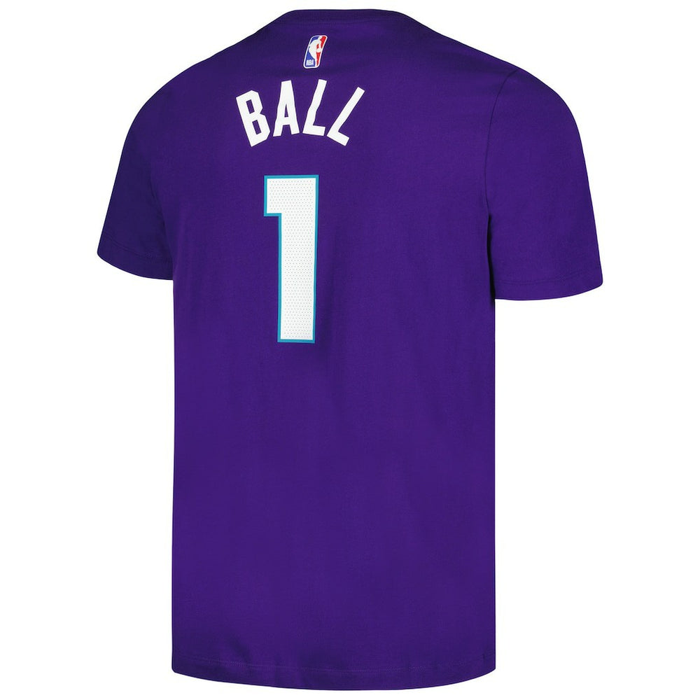LaMelo Ball Charlotte Hornets Jordan Brand 2022/23 Statement Edition Name & Number T-Shirt Outlet