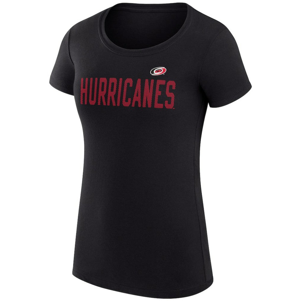 Carolina Hurricanes G-III 4Her by Carl Banks Women's Super-Slim Fit Lightweight Dot Print Team T-Shirt Online