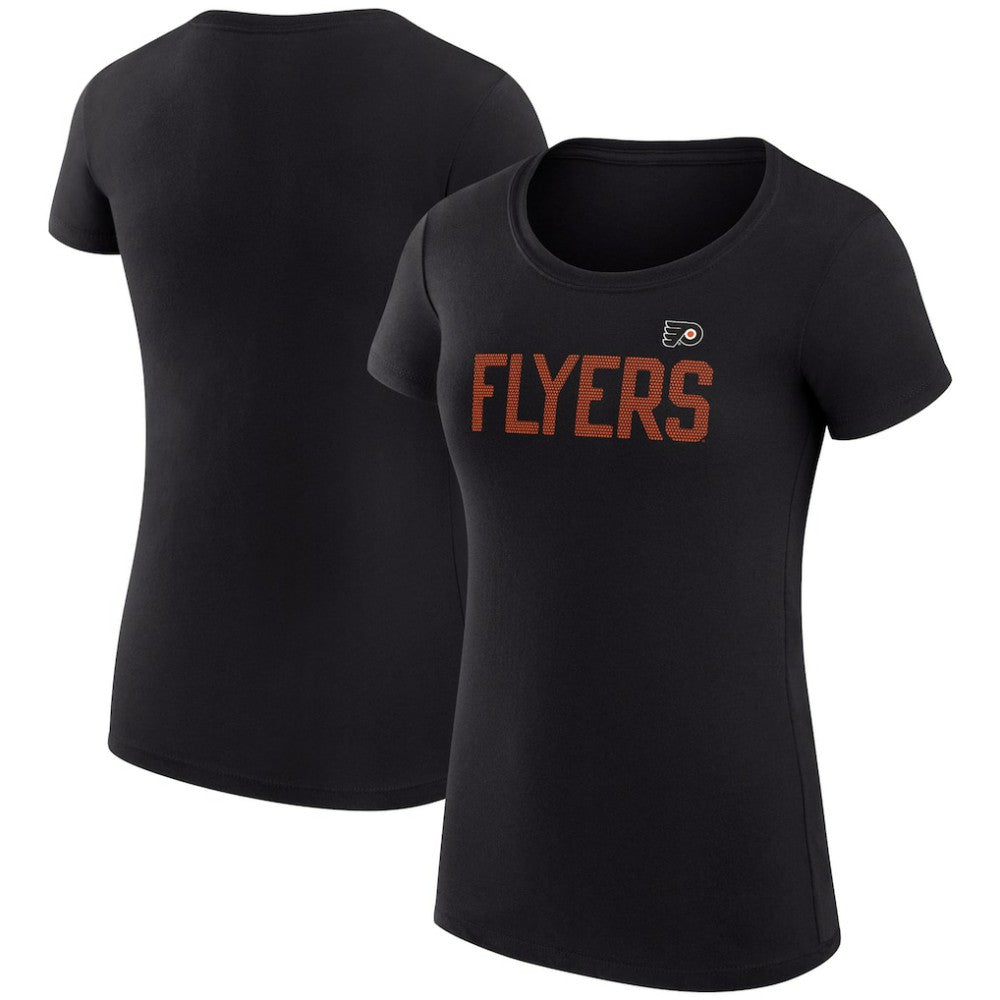 Philadelphia Flyers G-III 4Her by Carl Banks Women's Super-Slim Fit Lightweight Dot Print Team T-Shirt Discount