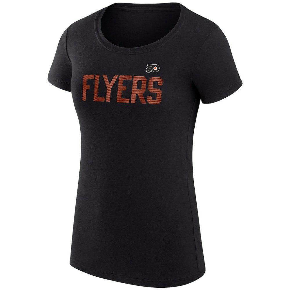 Philadelphia Flyers G-III 4Her by Carl Banks Women's Super-Slim Fit Lightweight Dot Print Team T-Shirt Discount