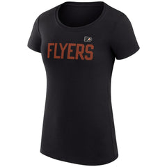 Philadelphia Flyers G-III 4Her by Carl Banks Women's Super-Slim Fit Lightweight Dot Print Team T-Shirt Discount