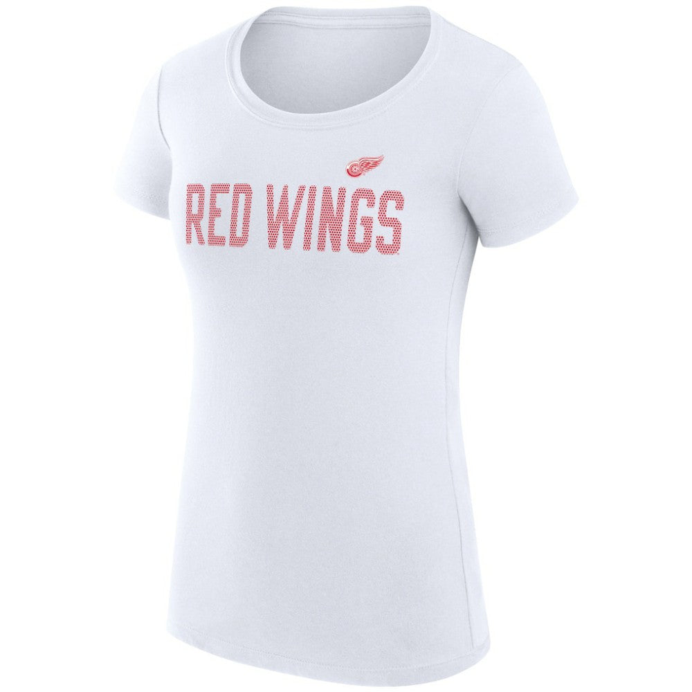 Detroit Red Wings G-III 4Her by Carl Banks Women's Super-Slim Fit Lightweight Dot Print Team T-Shirt Discount