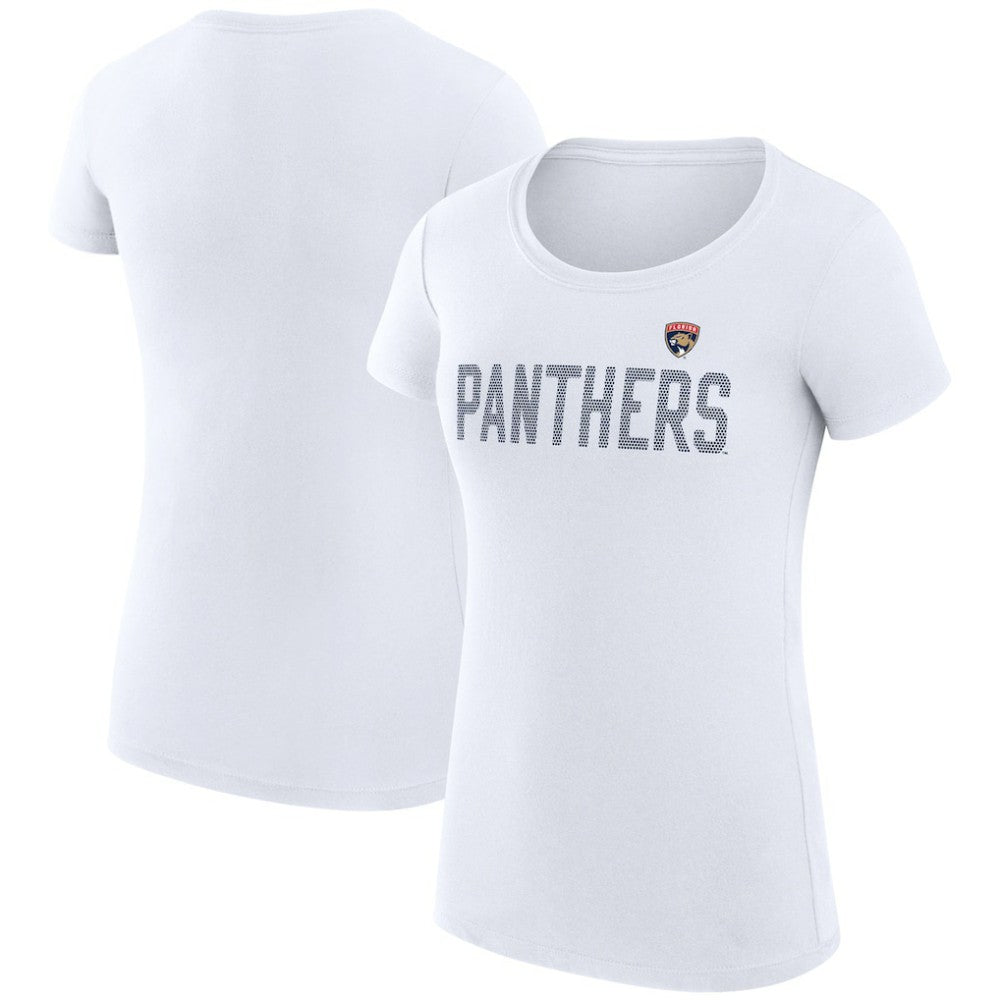 Florida Panthers G-III 4Her by Carl Banks Women's Super-Slim Fit Lightweight Dot Print Team T-Shirt Discount