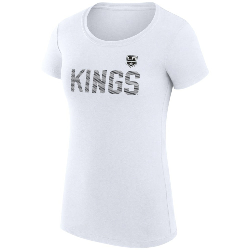 Los Angeles Kings G-III 4Her by Carl Banks Women's Super-Slim Fit Lightweight Dot Print Team T-Shirt For Sale