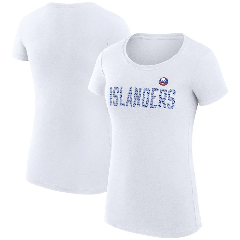 New York Islanders G-III 4Her by Carl Banks Women's Super-Slim Fit Lightweight Dot Print Team T-Shirt Online