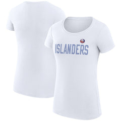 New York Islanders G-III 4Her by Carl Banks Women's Super-Slim Fit Lightweight Dot Print Team T-Shirt Online