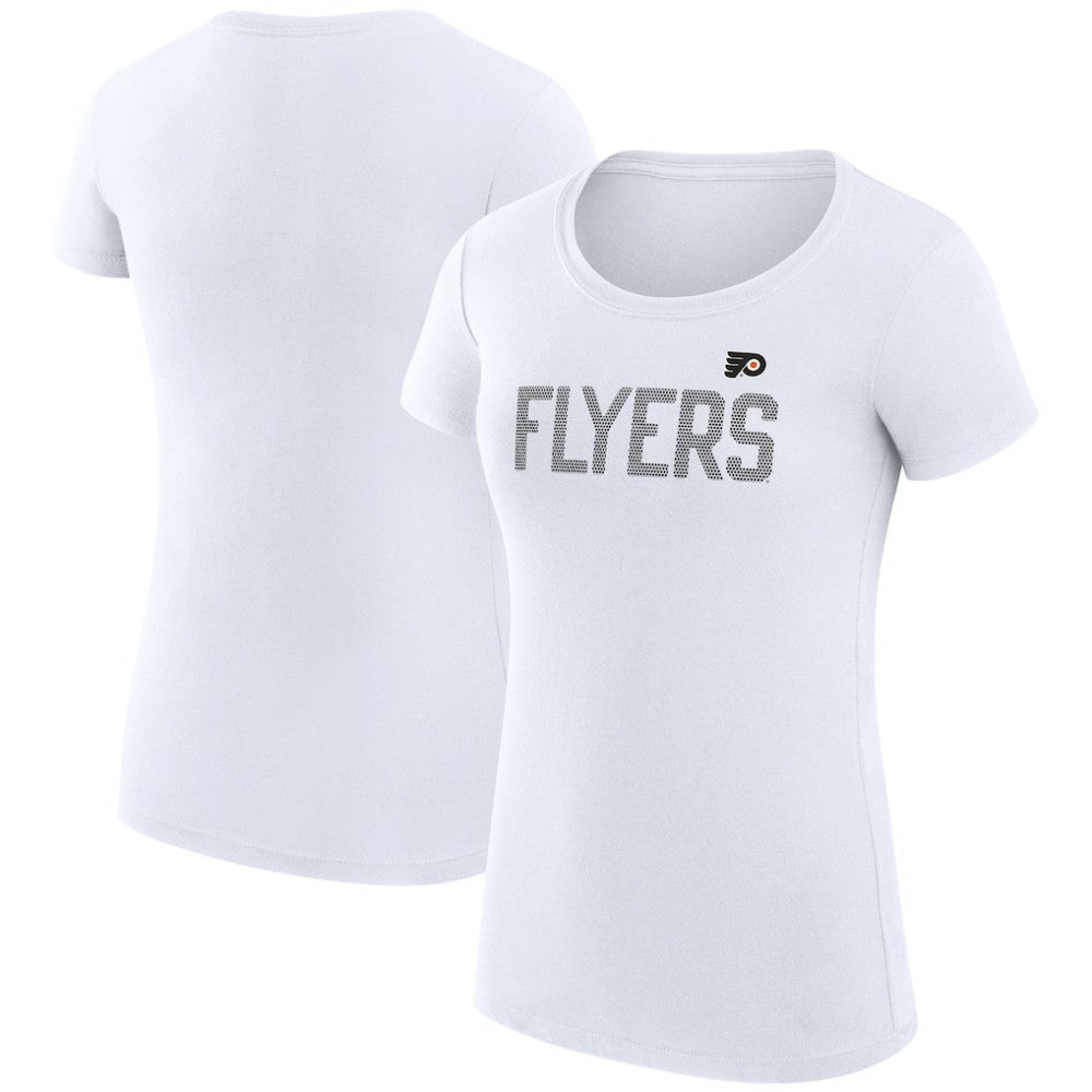 Philadelphia Flyers G-III 4Her by Carl Banks Women's Super-Slim Fit Lightweight Dot Print Team T-Shirt Discount