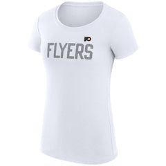 Philadelphia Flyers G-III 4Her by Carl Banks Women's Super-Slim Fit Lightweight Dot Print Team T-Shirt Discount