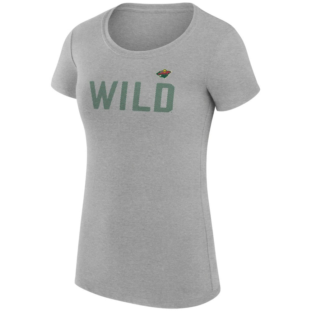 Minnesota Wild G-III 4Her by Carl Banks Women's Super-Slim Fit Lightweight Dot Print Team T-Shirt Discount