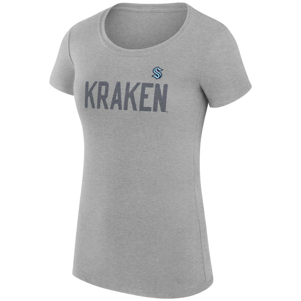Seattle Kraken G-III 4Her by Carl Banks Women's Super-Slim Fit Lightweight Dot Print Team T-Shirt On Sale