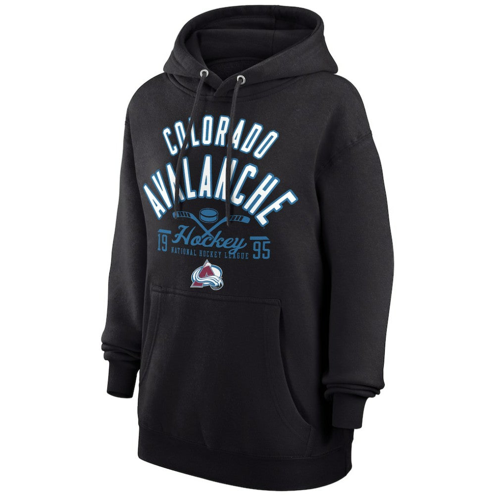 Colorado Avalanche Starter Puck Pullover Hoodie On Sale
