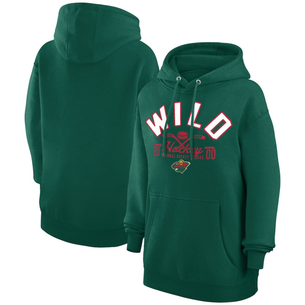 Minnesota Wild Starter Puck Pullover Hoodie Outlet