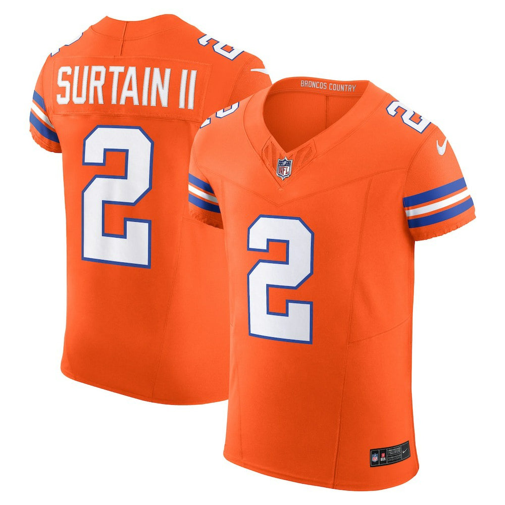 Denver Broncos Nike Patrick Surtain II  Vapor F.U.S.E. Elite Jersey Vapor F.U.S.E. Elite Jersey