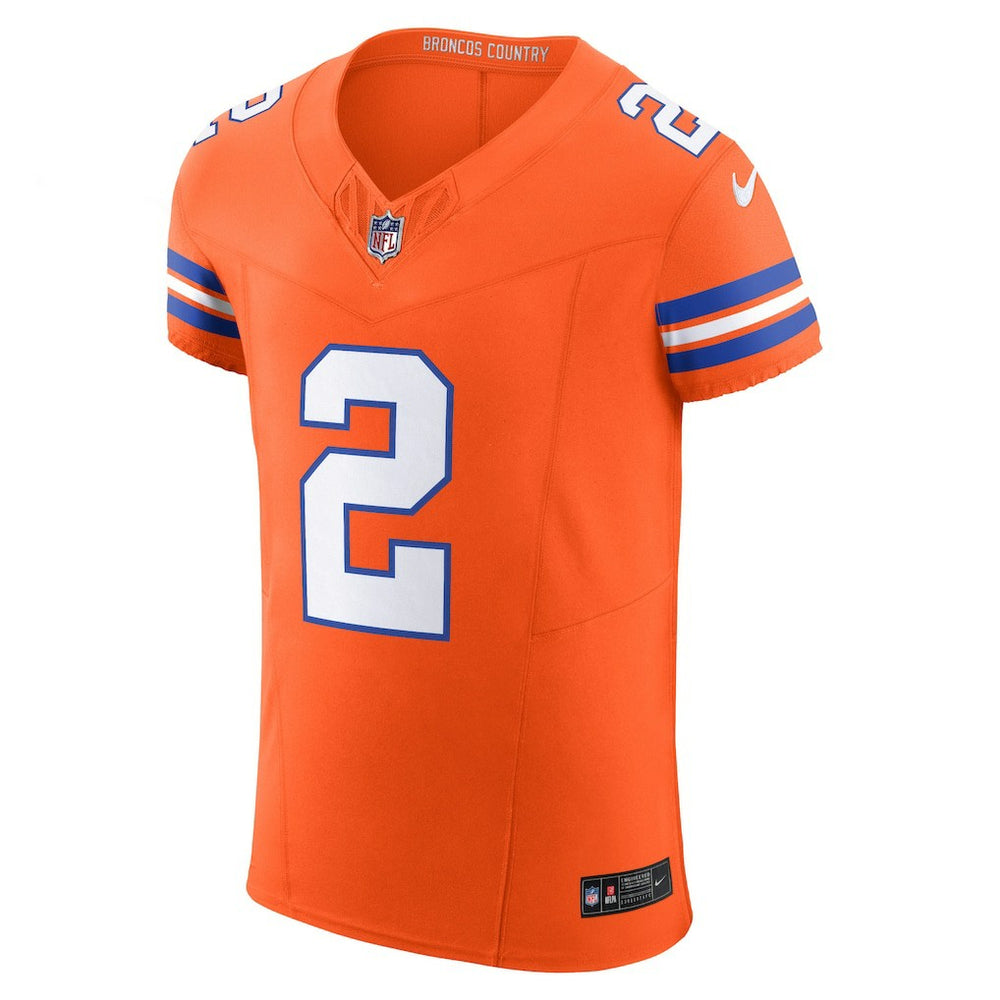 Denver Broncos Nike Patrick Surtain II  Vapor F.U.S.E. Elite Jersey Vapor F.U.S.E. Elite Jersey