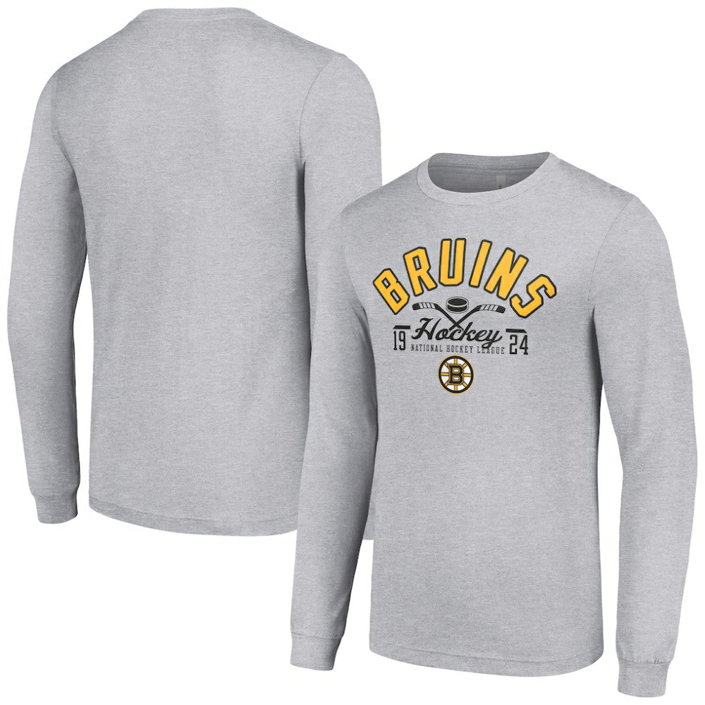 Boston Bruins Starter Puck Long Sleeve T-Shirt Sale