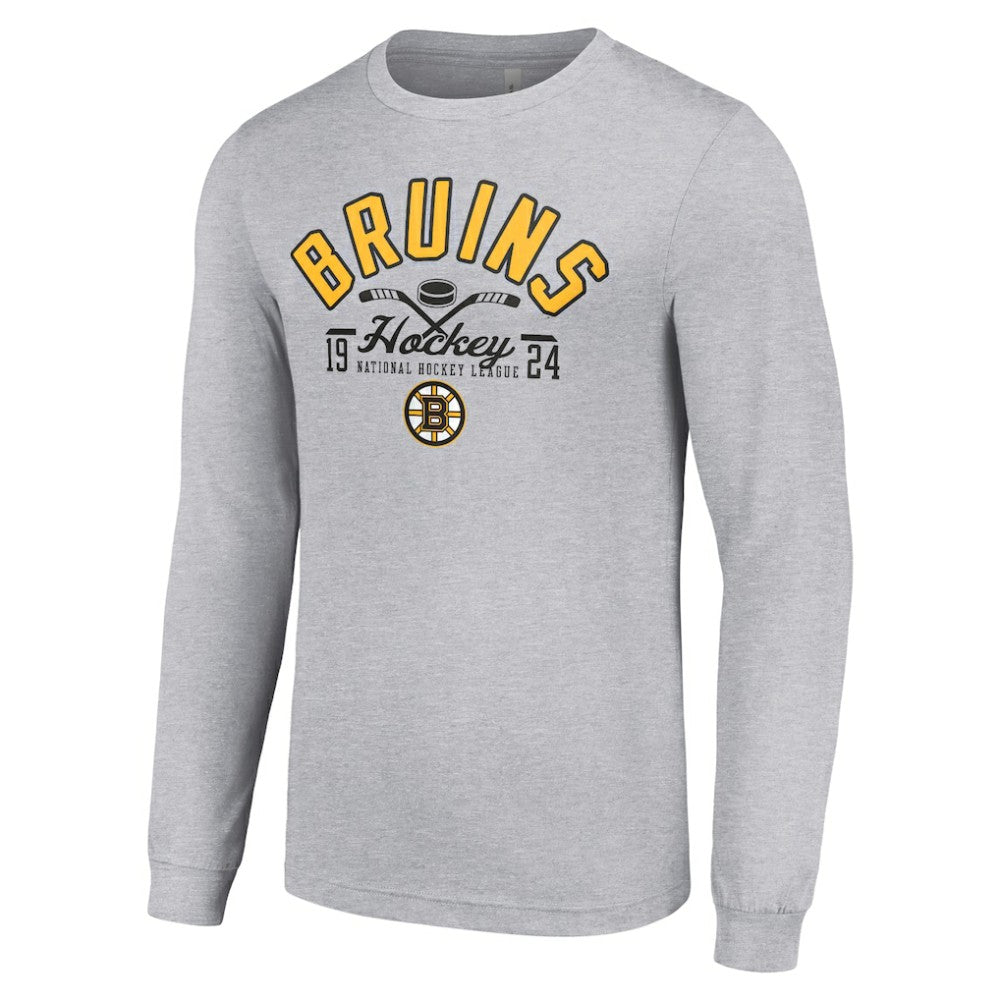 Boston Bruins Starter Puck Long Sleeve T-Shirt Sale
