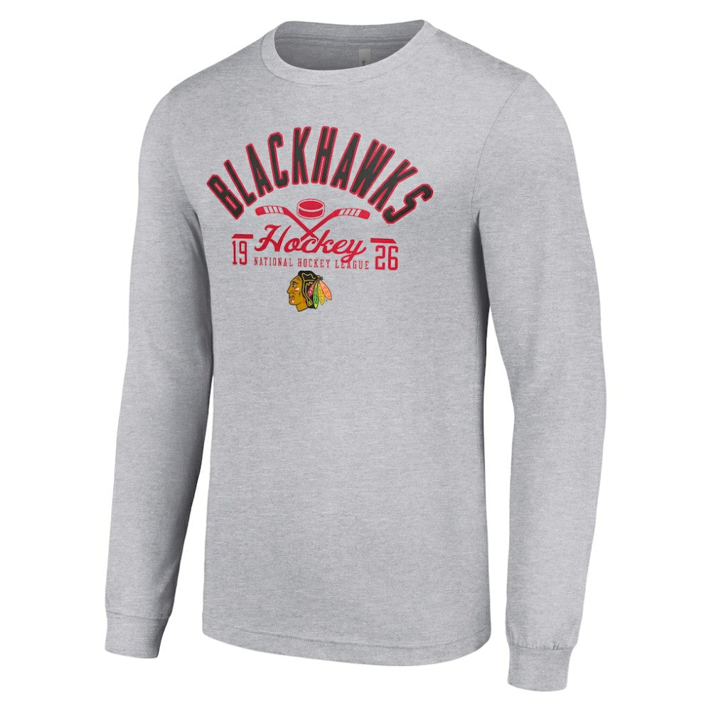Chicago Blackhawks Starter Puck Long Sleeve T-Shirt Discount