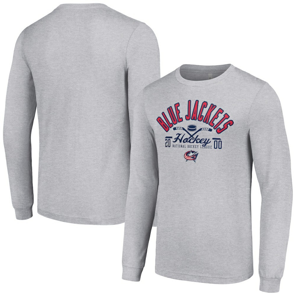 Columbus Blue Jackets Starter Puck Long Sleeve T-Shirt Sale